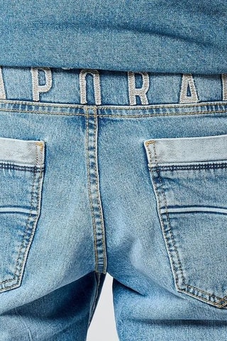 Calças de ganga direitas Akast - Azul