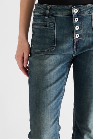 Calças de ganga bootcut Lucky - Castanho