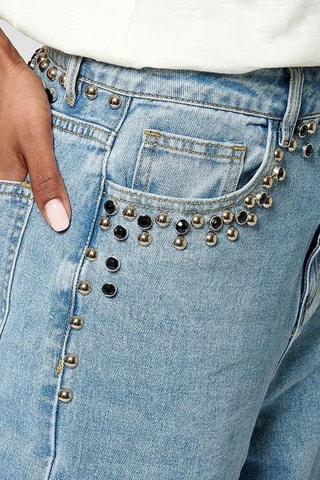 Calças de ganga wide legs Song - Azul deslavado