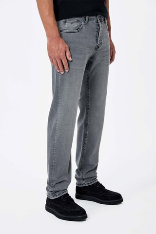 Calças de ganga direitas Dattt - Cinzento