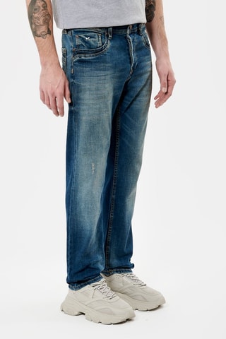 Calças de ganga direitas Aiden - Azul