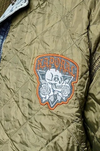 Casaco reversível regular Award - Caqui e azul