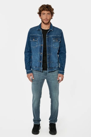 Casaco de ganga Eddy - Azul