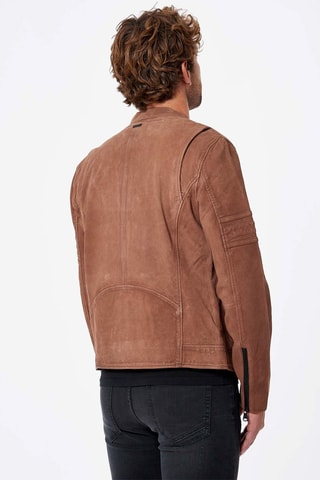 Casaco em nobuck Soma - Camel