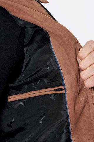 Casaco em nobuck Soma - Camel