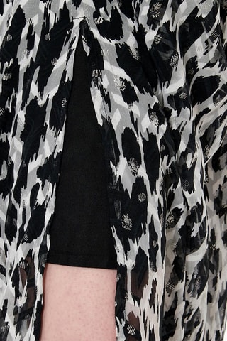 Vestido Azul - Preto