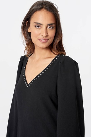 Vestido trapézio - Preto