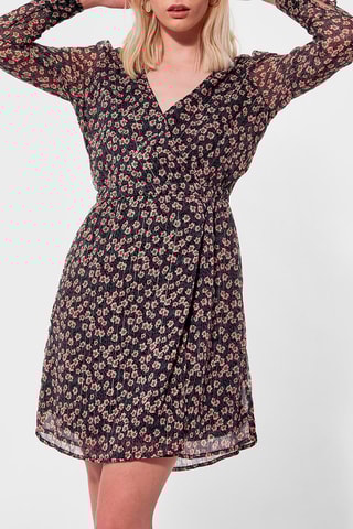 Vestido corte regular Visa Azul