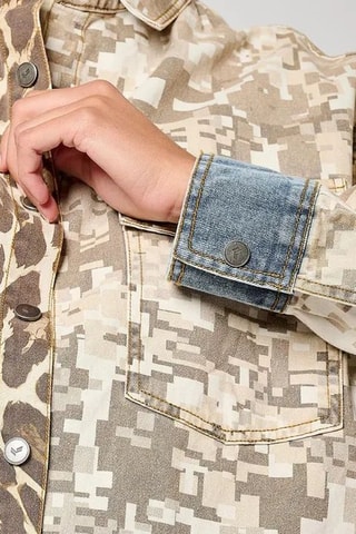 Vestido-camisa regular Silo - Bege