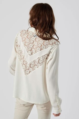 Camisa Cheri - Esbranquiçado