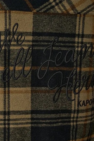 Sobrecamisa relaxed com capuz Rybau - Caqui