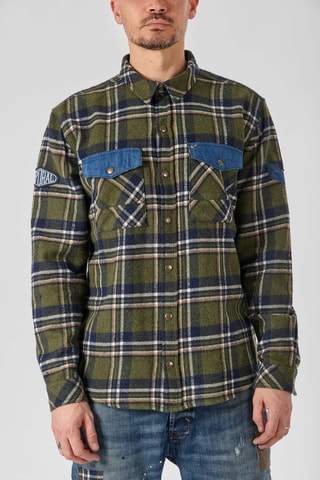 Camisa regular Atar  - Azul