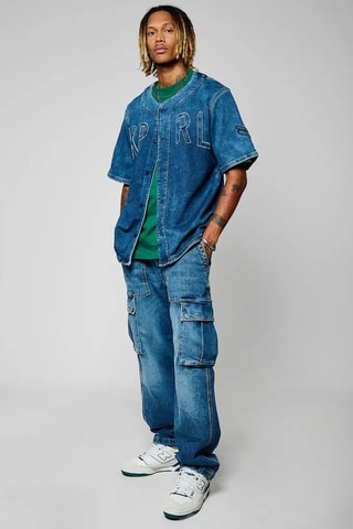 Camisa regular Akira - Azul