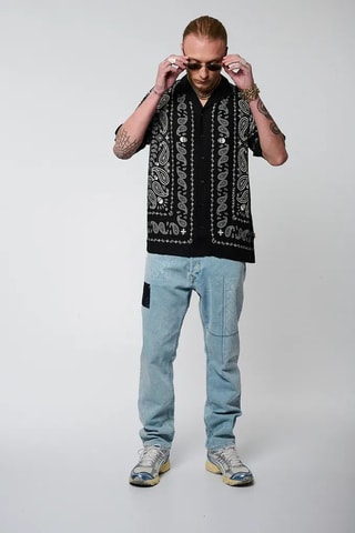 Camisa relaxed - Preto