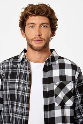 Camisa Tino - Preto e branco