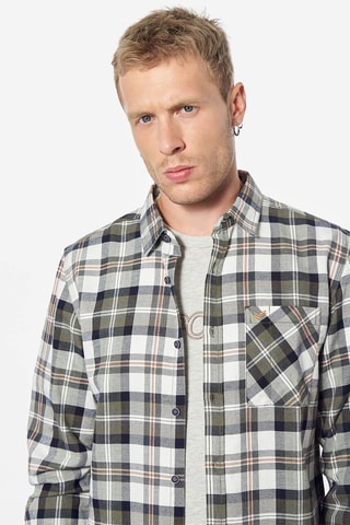 Sobrecamisa Turin Preto e caqui