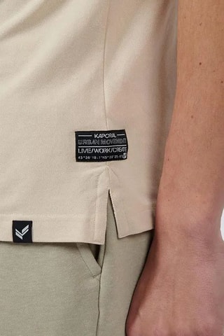 Polo em algodão biológico Nael - Bege