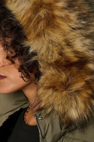 Blusão acolchoado Mabby - Caqui