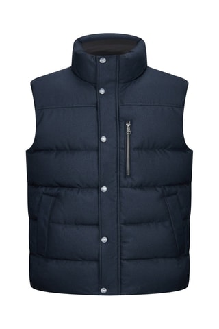 Colete acolchoado regular Bork  - Azul