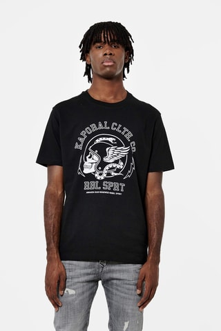 T-shirt em algodão biológico - Preto