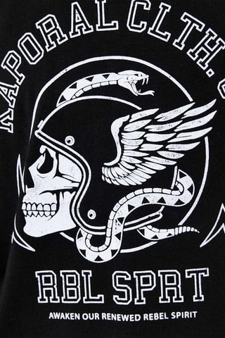 T-shirt em algodão biológico - Preto