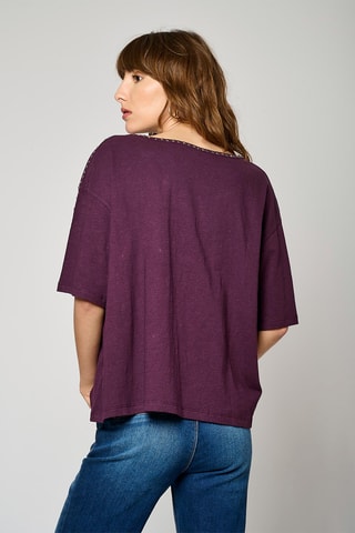T-shirt regular - Violeta