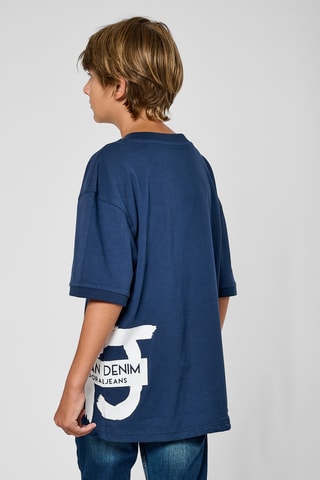 T-shirt Marco - Azul-marinho