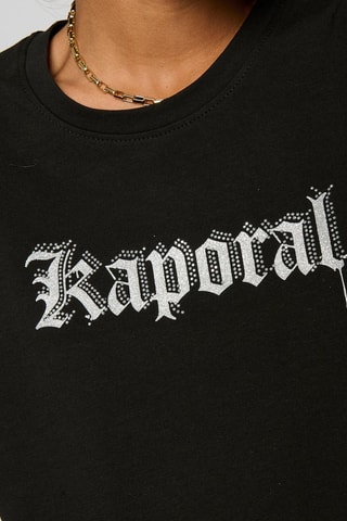 T-shirt em algodão biológico Sotic - Preto