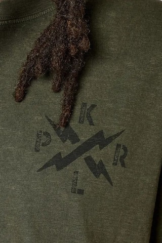 T-shirt regular em algodão biológico Vito - Caqui