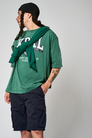T-shirt oversize Vars - Verde