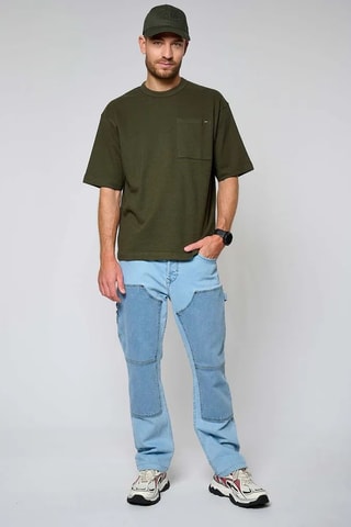 T-shirt oversize Vivek - Caqui