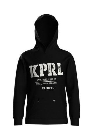 Sweat regular com capuz Moki - Preto