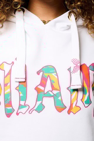 Sweat regular com capuz - Branco