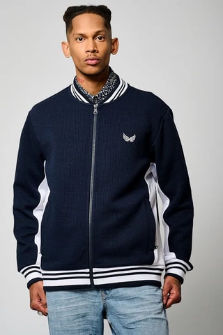 Sweat regular Lino - Azul-marinho