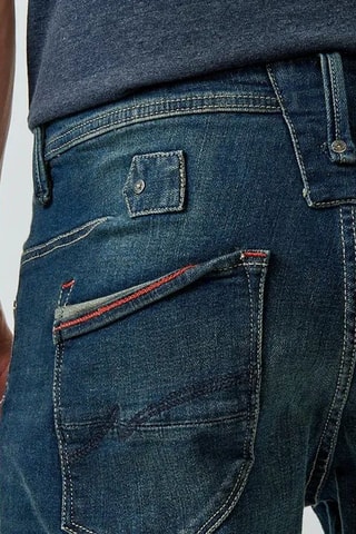 Bermudas direitas - Azul