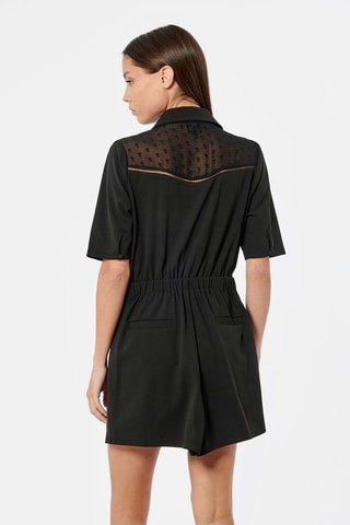 Macacão curto Pimbo - Preto