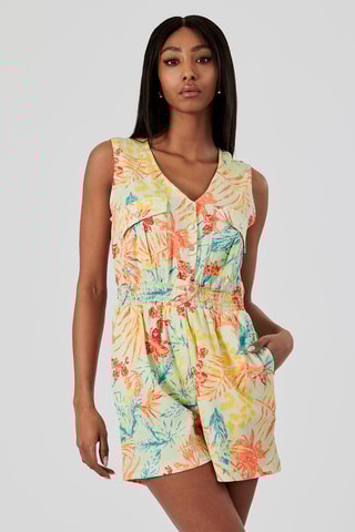 Macacão curto - Amarelo