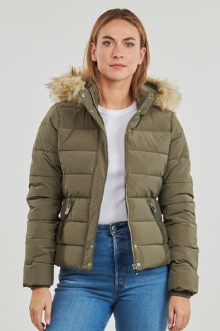 Blusão com capuz Mibby - Caqui