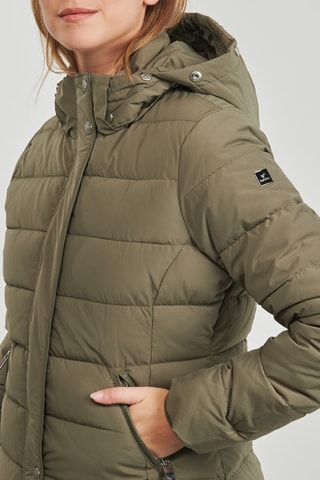 Blusão com capuz Mibby - Caqui