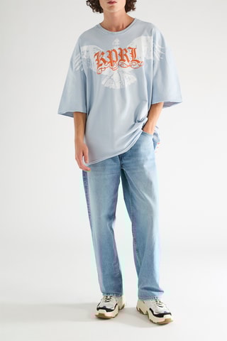 T-shirt Vorbo - Azul-celeste