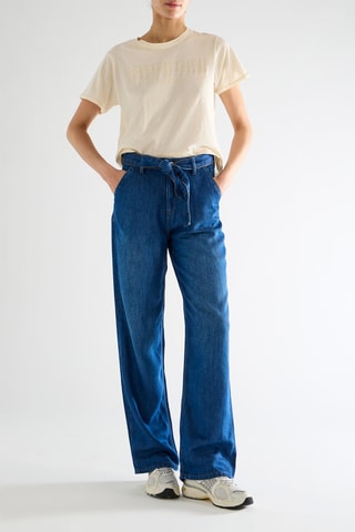 Calças de ganga wide legs Brina - Azul