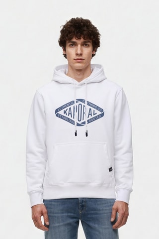 Sweat com capuz Benni - Branco