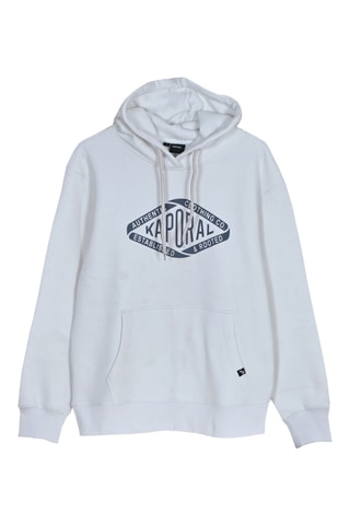 Sweat com capuz Benni - Branco