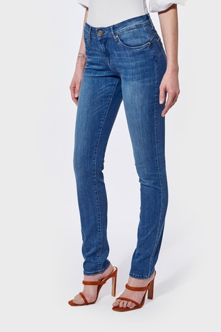 Calças de ganga slim Locka - Azul médio