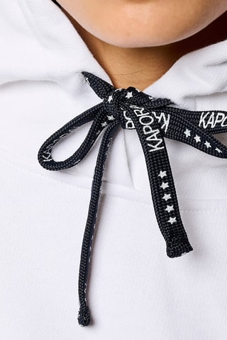 Sweat regular com capuz Vlap - Branco