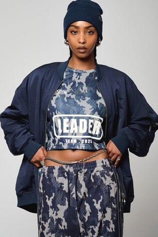 Teddy reversível regular Vadas - Azul-marinho