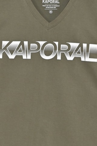 T-shirt em algodão biológico Bart - Caqui