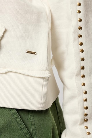 Sweat com capuz Vitra - Cru