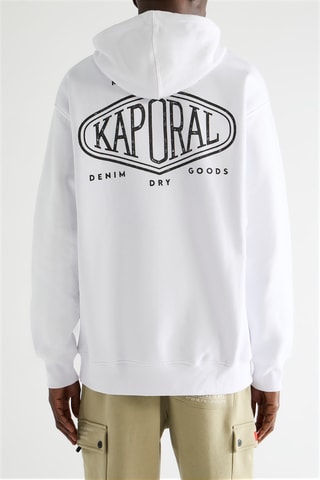 Sweat com capuz Vardo - Branco