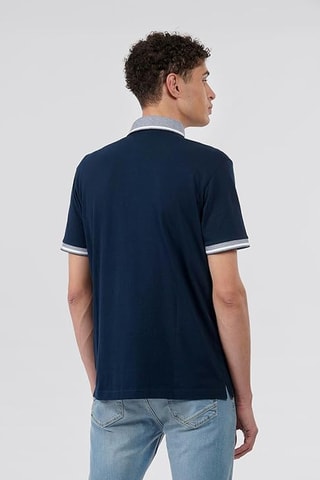 Polo Chun - Azul-marinho